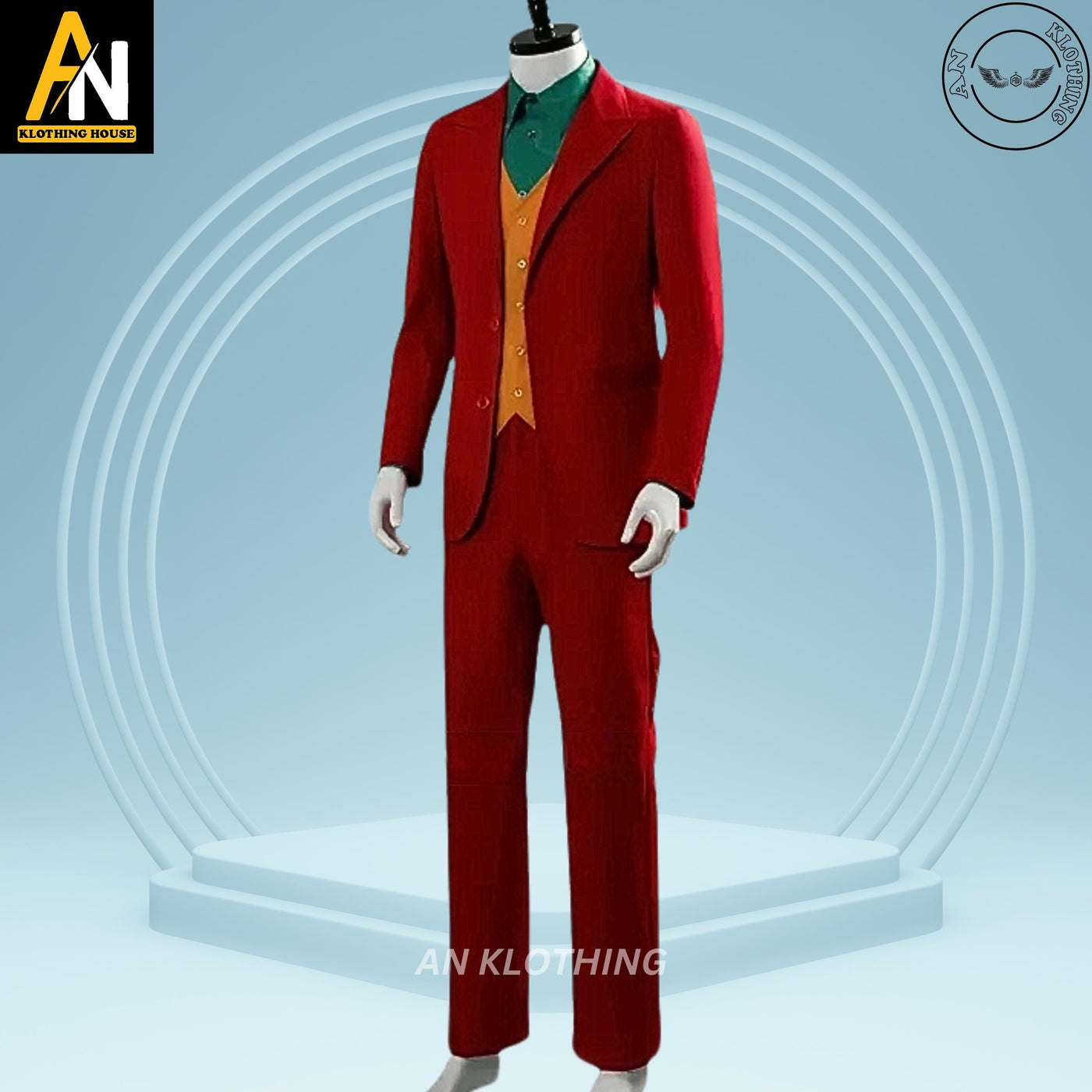 Limited Edition - Joker Film Joaquin Phoenix Joker 2 | Halloween Special | Arthur Fleck Outfit Cosplay Costume - Red Joker Set