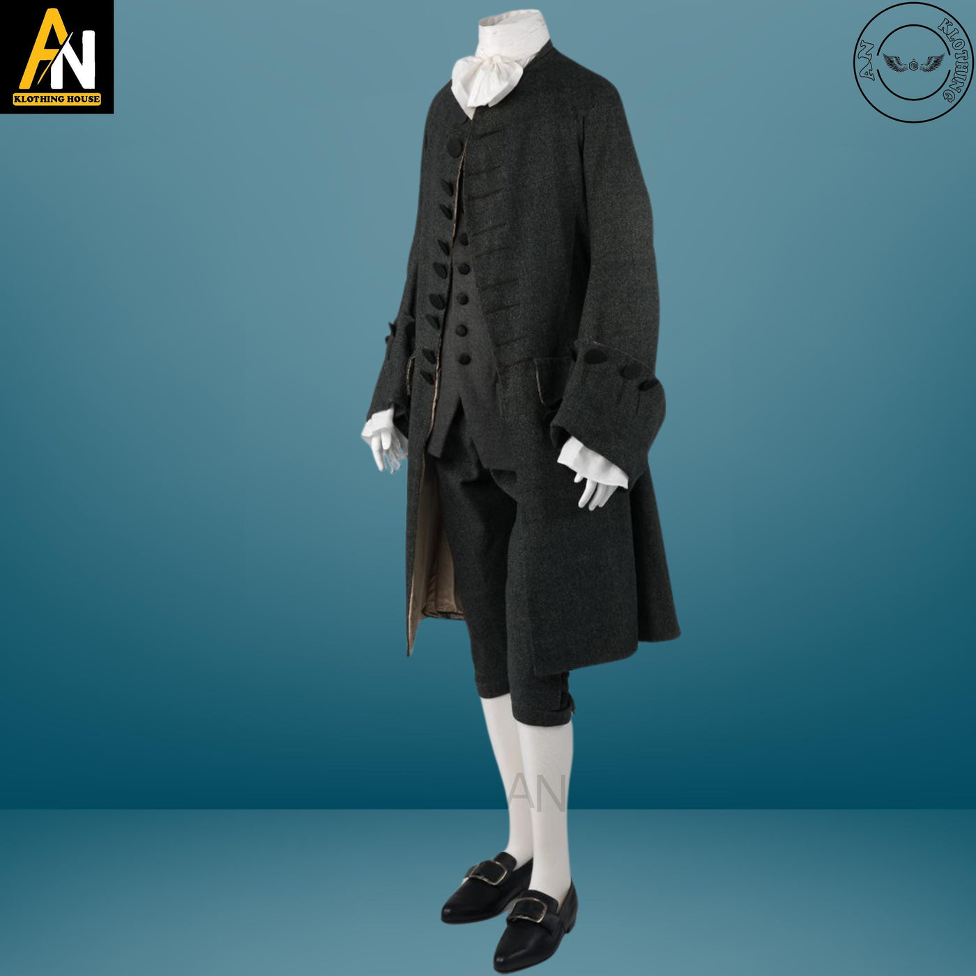 Brand New Handmade British 1755-65th Frock Black Tailcoat Military - Infantry Men Only Outer Coat - Regency Military Jacket - Old Era Jacket