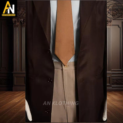 Oppenheimer Movie Cosplay Costume - Men's Brown Suit Outfit- 1940s Vintage Formal Costume- Halloween Carnival Suit- Christmas Cosplay Attire