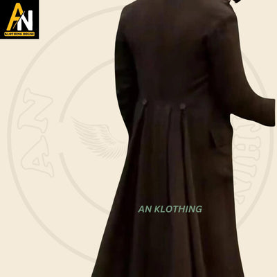 Brand New Men Colin Bridgerton Brown Trench Coat - Military Frock Coat - Civil Officer Frock Coat - 18th Century Frock Coat -80's Frock Coat