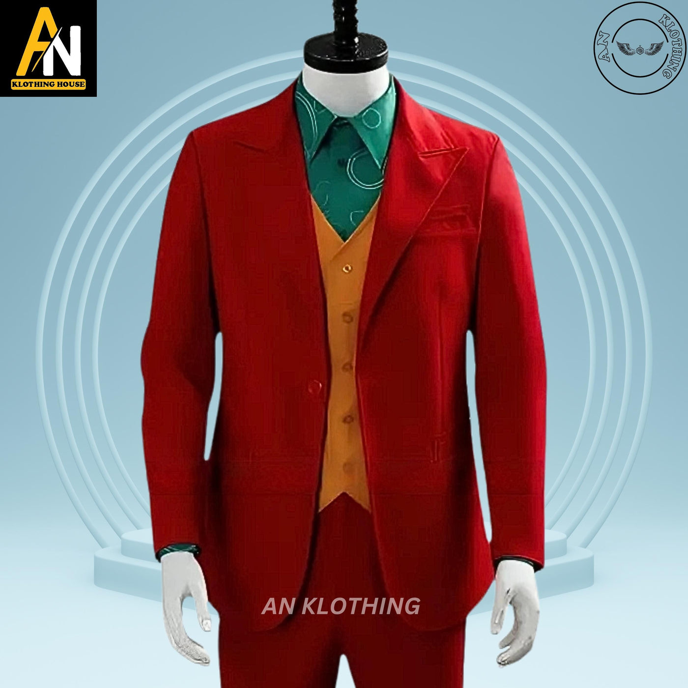 Limited Edition - Joker Film Joaquin Phoenix Joker 2 | Halloween Special | Arthur Fleck Outfit Cosplay Costume - Red Joker Set