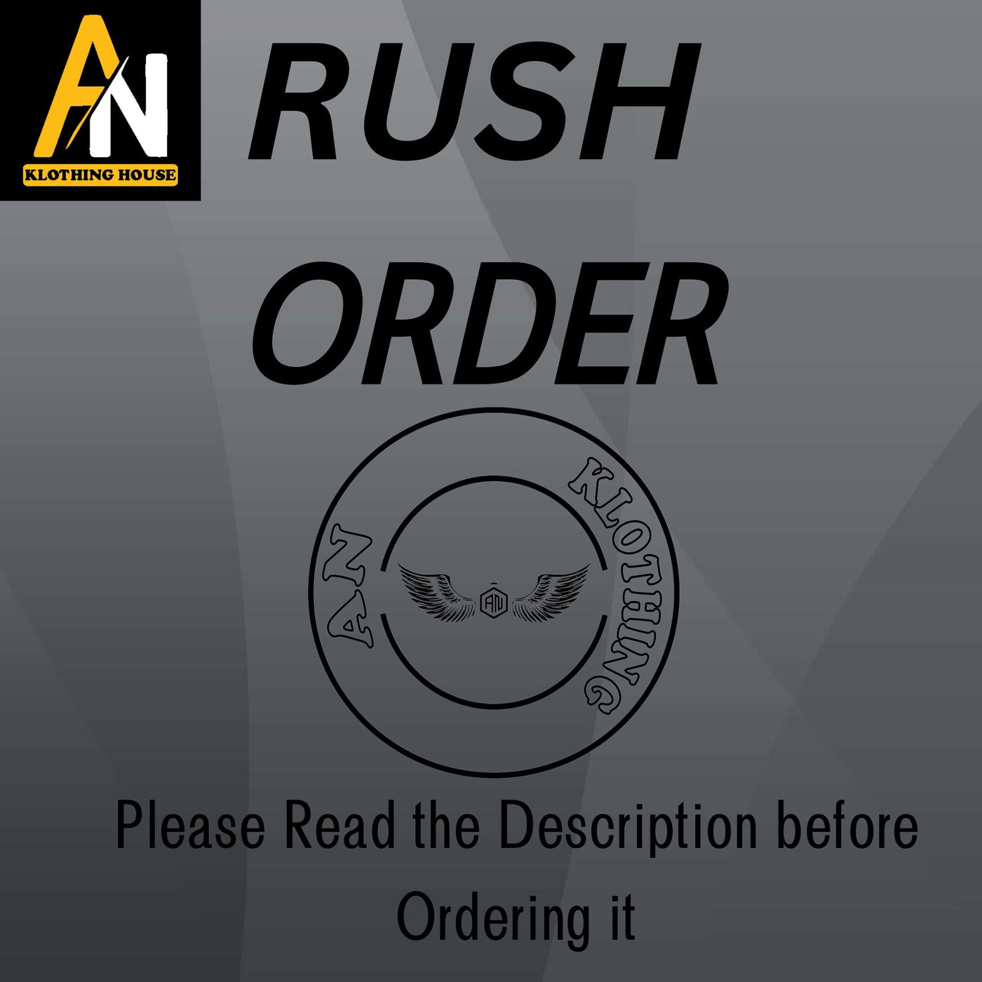 Rush Order Fee- Expedited Processing Service order will be deliver to you between 25-28 Feb