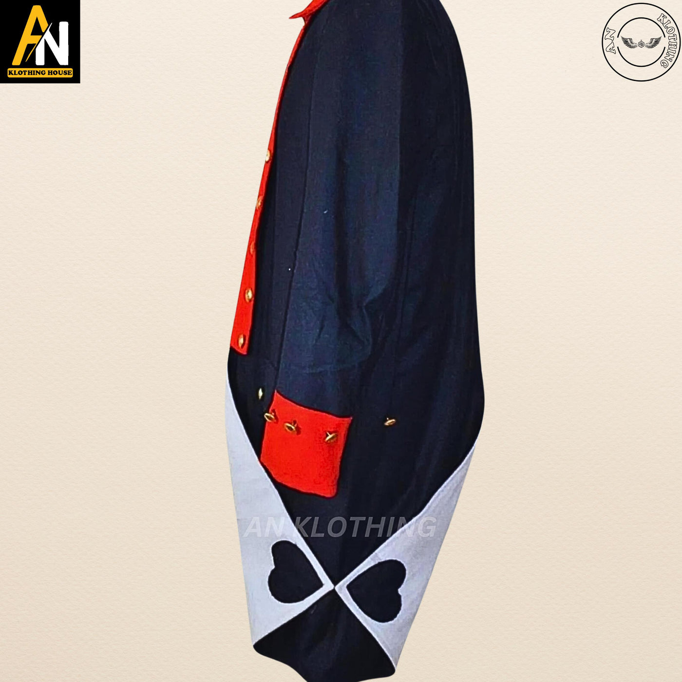 Continental Army Coat | 1770s Revolution War Jacket - Colonial Frock Coat - American Revolution War Jacket - Cosplay Costume