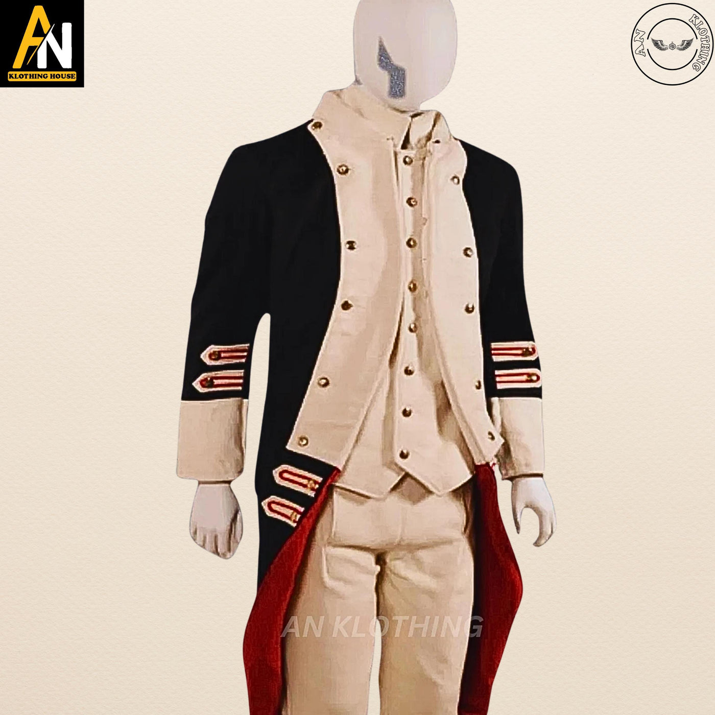 Brand New Napoleon Bonaparte Frock Coat - Historical Tailcoat Design - Napoleon Style Jacket - Handmade For An Authentic Historical Costume