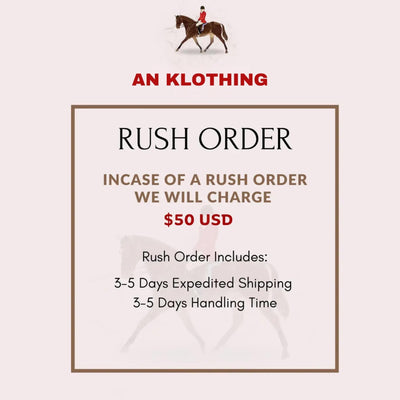Rush Order Fee- Expedited Processing Service order will be deliver to you between 25-28 Feb