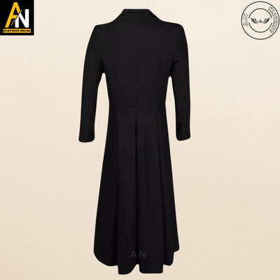 Brand New Handmade Male 19th Century Victorian Rifle Frock Coat - Tombstone Coat -  Black Custom Size - Victorian Style Long Coat