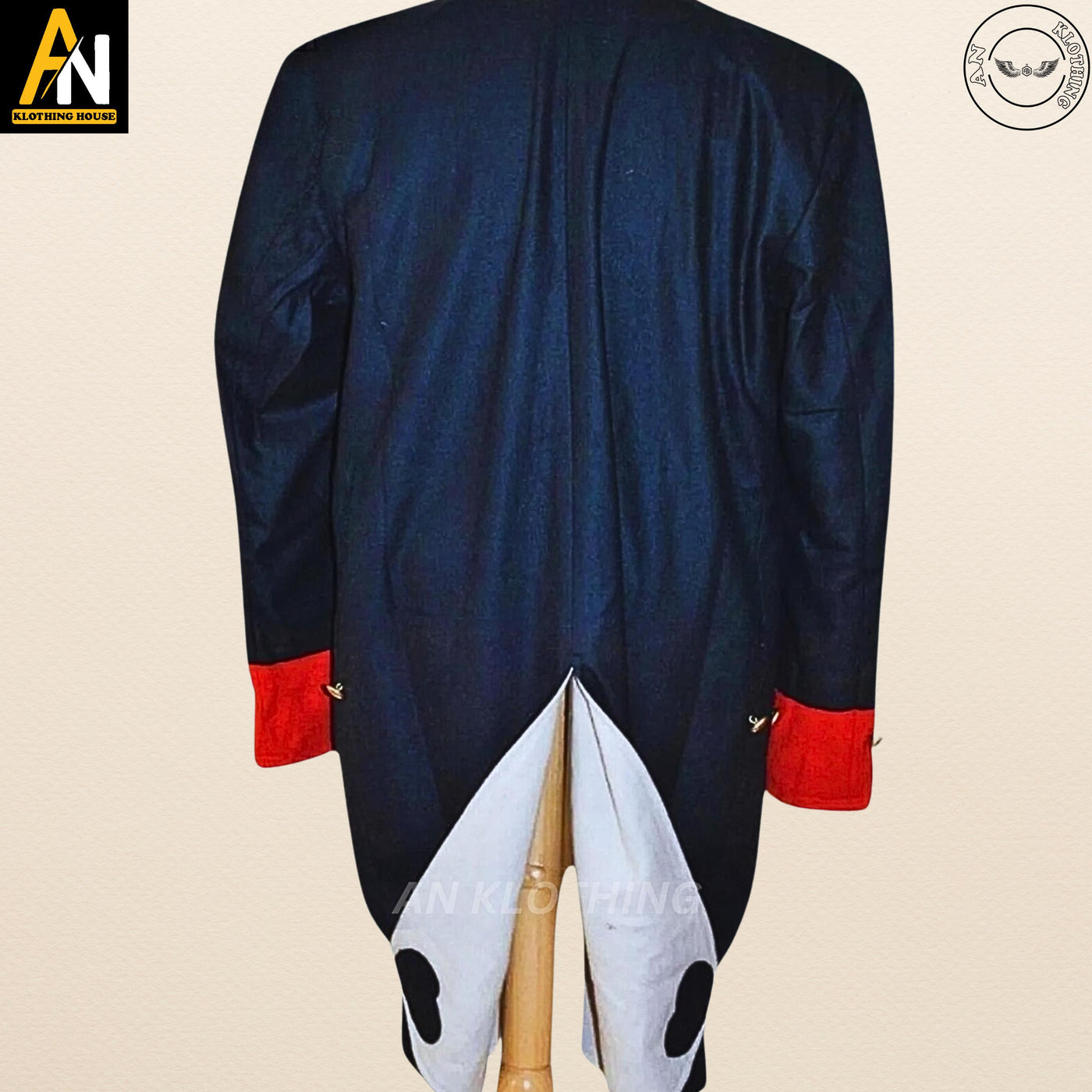 Continental Army Coat | 1770s Revolution War Jacket - Colonial Frock Coat - American Revolution War Jacket - Cosplay Costume