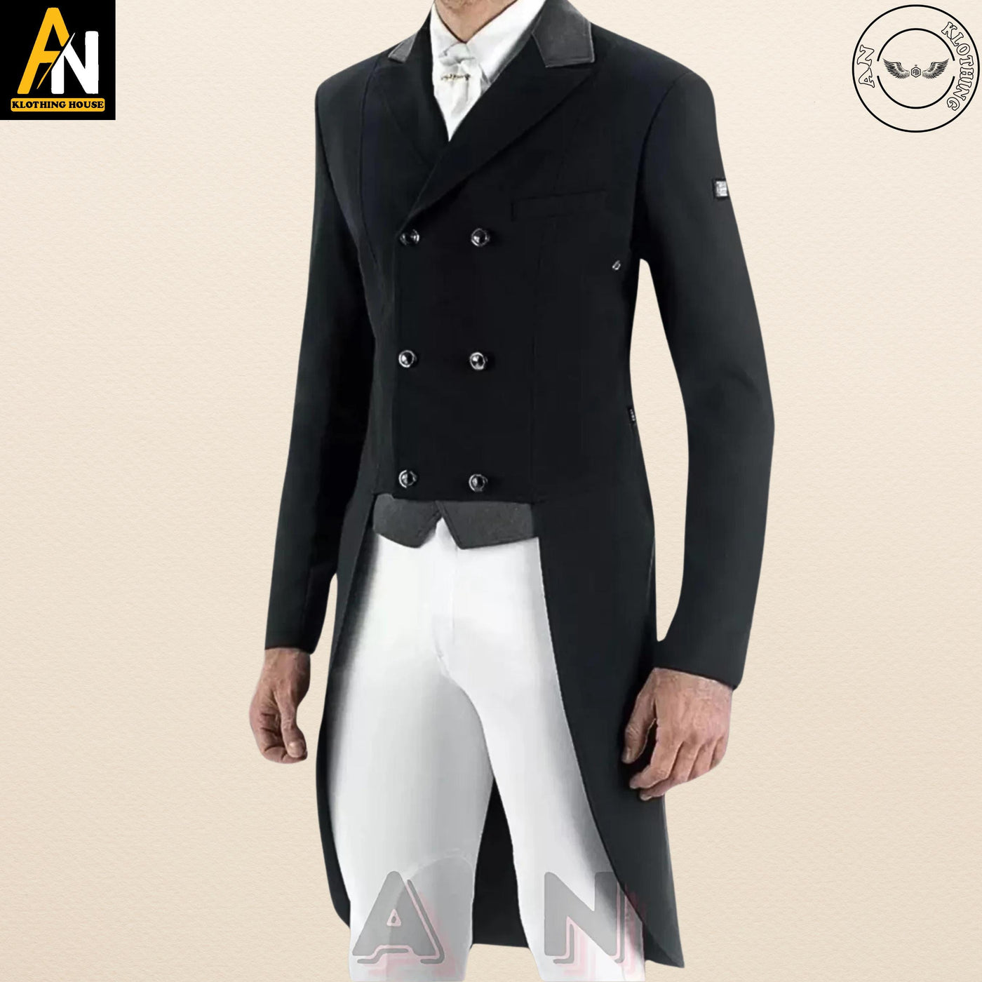 Men's Wool Regency 1810 & 1830 Tailcoat - Jacket British Tailcoat - Pikeur James Dressage Tailcoat -Esquiline Men's Custom Tailcoat Handmade