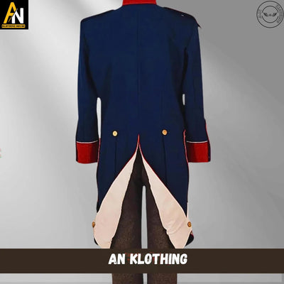 Halloween costume - British War Jacket - Single-Breasted Military Coat - Historical Reenactment Costume - Soldier Uniform - Army Jacket