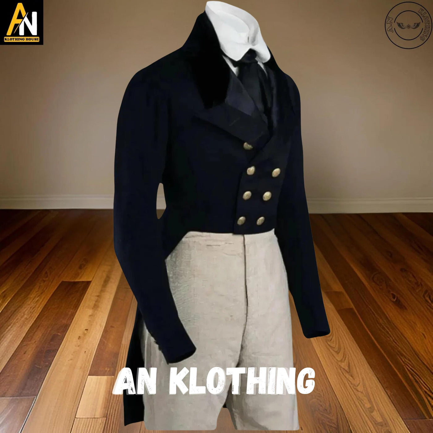 Brand New Custom Made Men's Regency Jacket - 18th Century Men's Regency Tailcoat - Cosplay Jacket - Wool Tailcoat - Bridgeton Jackets