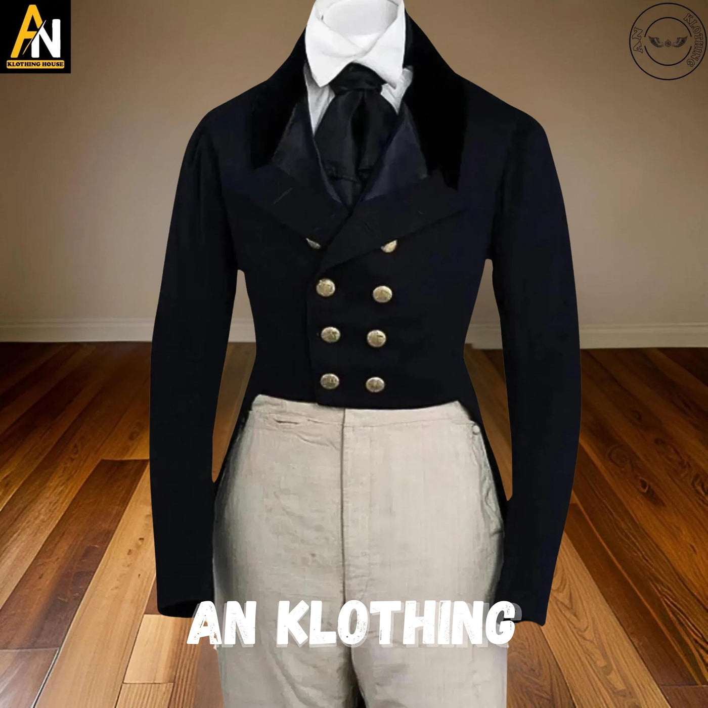 Brand New Custom Made Men's Regency Jacket - 18th Century Men's Regency Tailcoat - Cosplay Jacket - Wool Tailcoat - Bridgeton Jackets