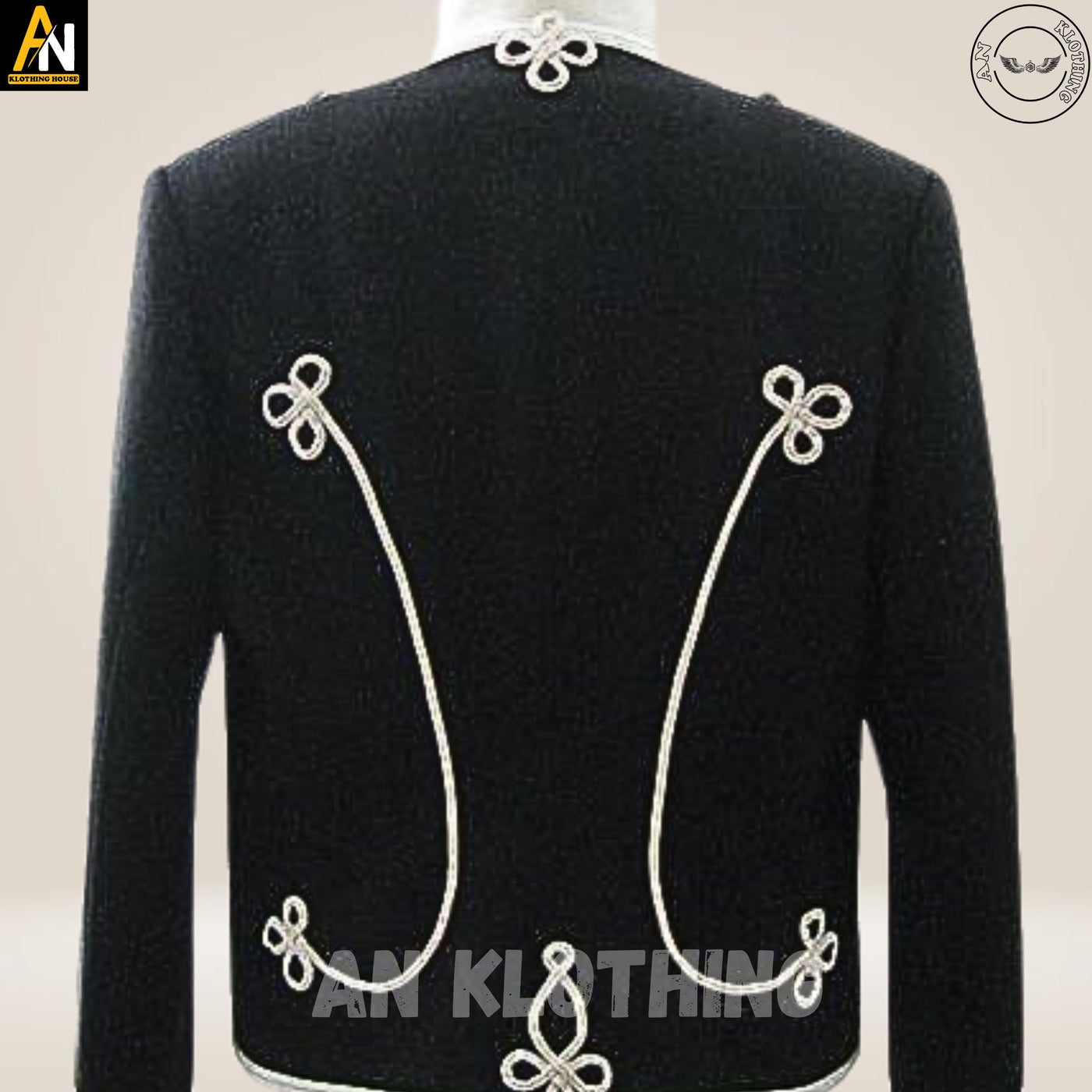 Men's Dolman Hussar's Napoleonic Military Hussars Dress Jacket Coat, Men's Hussar Coat , Old Era Costumes