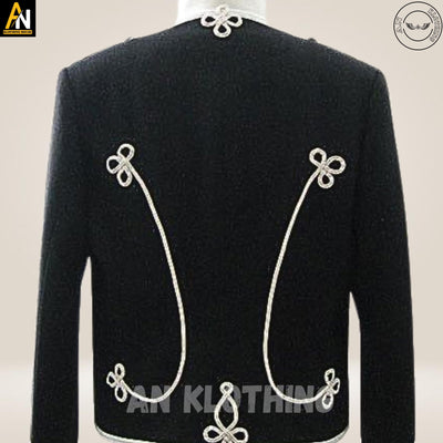 Men's Dolman Hussar's Napoleonic Military Hussars Dress Jacket Coat, Men's Hussar Coat , Old Era Costumes