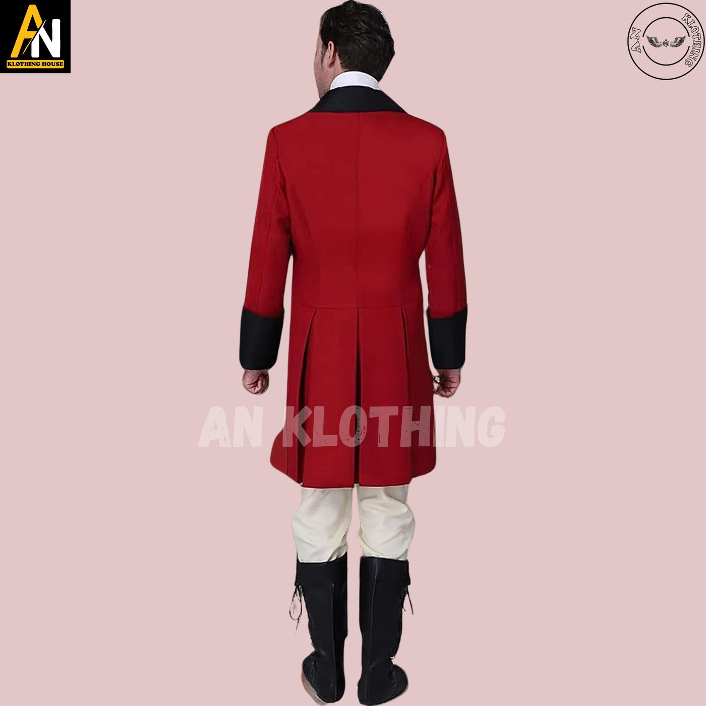 Brand New Men’s Red Victorian Regency Tailcoat & Breeches Set - 1830-50 Dated, Custom Fit Regency Fashion Coat Special And Limited Stock