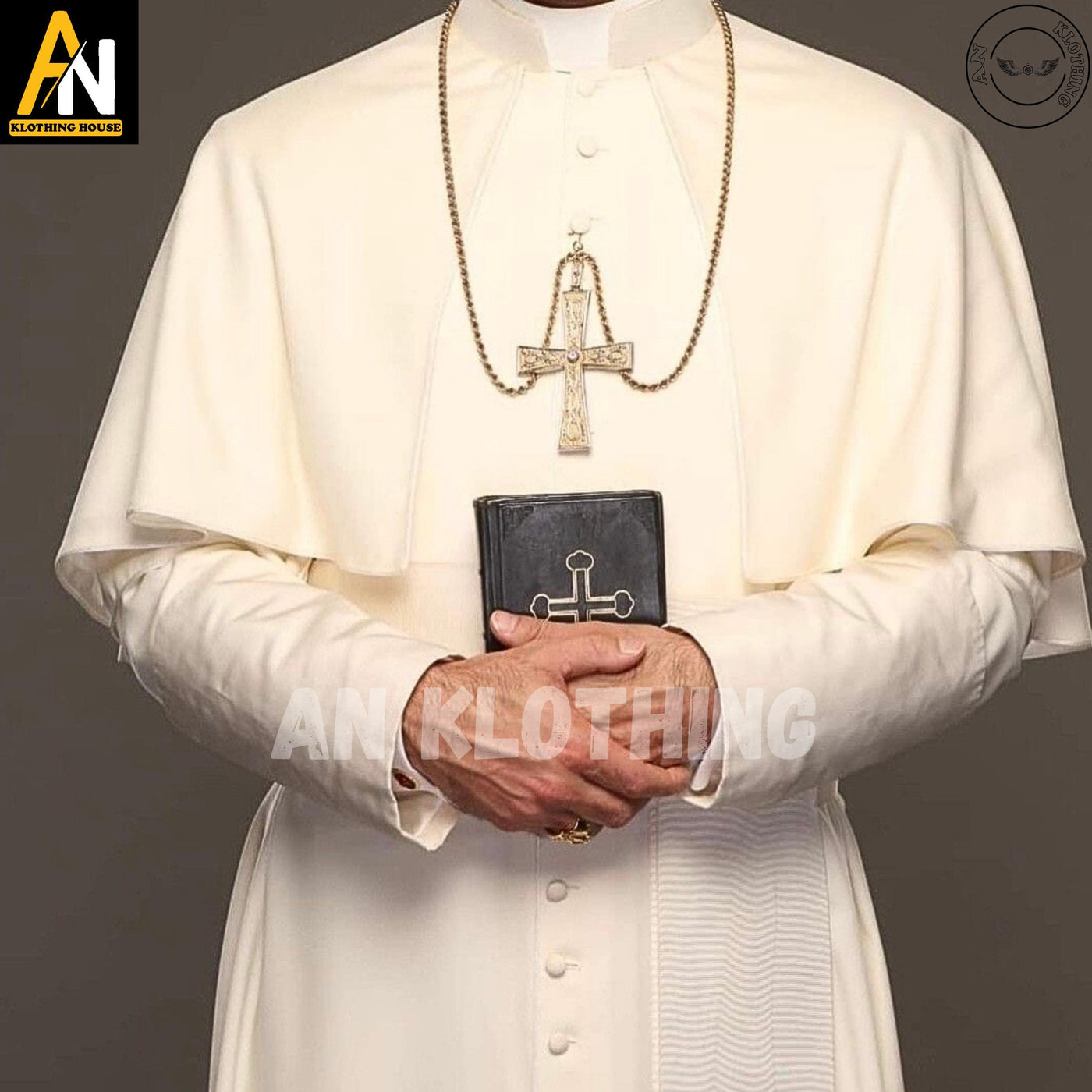 Catholic Priest Cassock - Wool Cassock - Traditional Clergy Vestment - Custom Size - Liturgical Robe - Priest Church Attire - Clergy Cassock