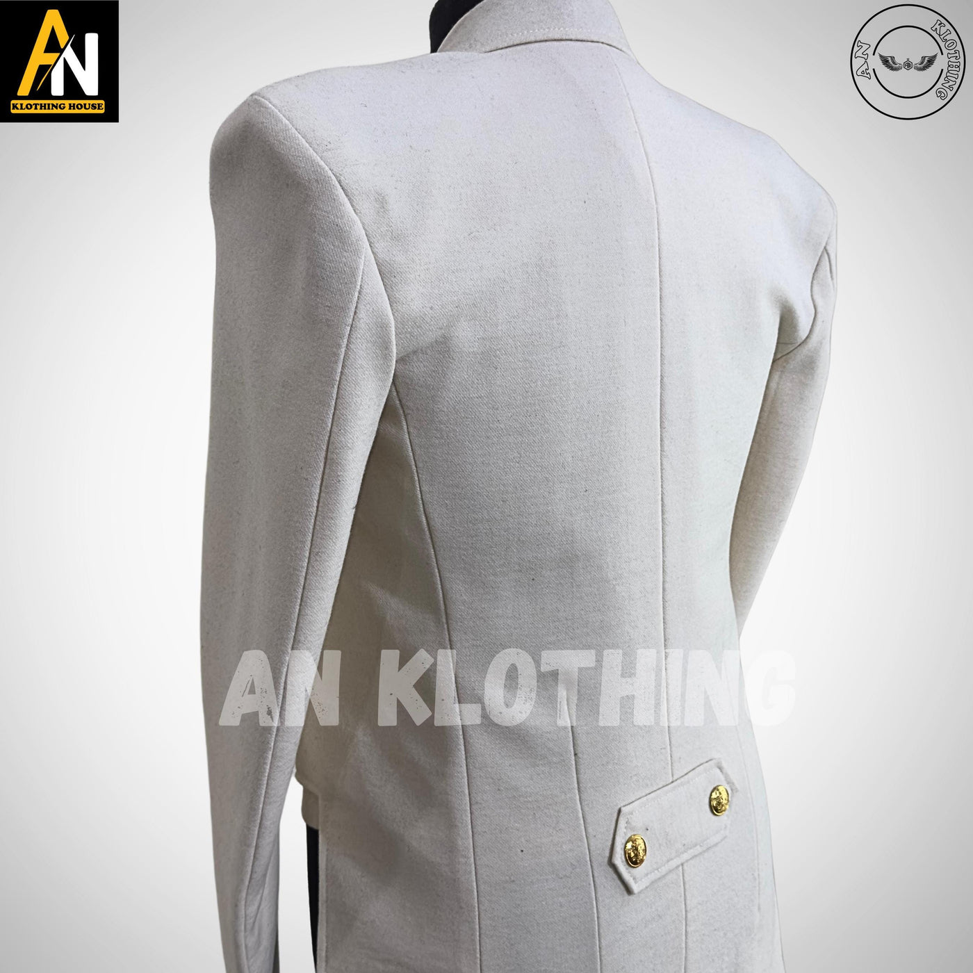 Brand New Special Men's White Regency dated 1800's Regency Coat - British Handmade Tailcoat - Custom made wool coat - Historical Coat