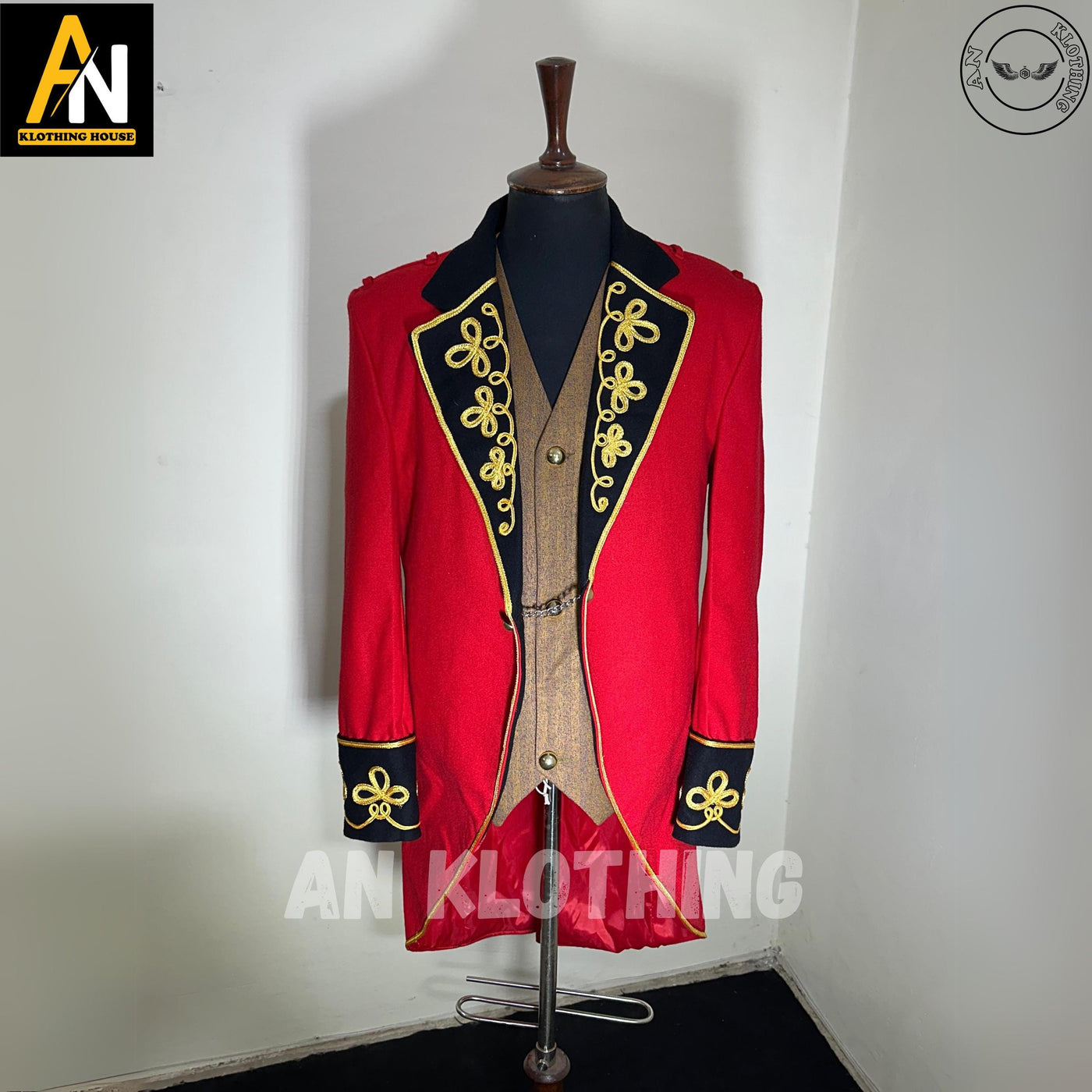 Limited Edition Handmade Magician Uniform Clown Cosplay - Men's Gothic Steampunk Elite Ringmaster Costume - Barnum Cosplay Costume
