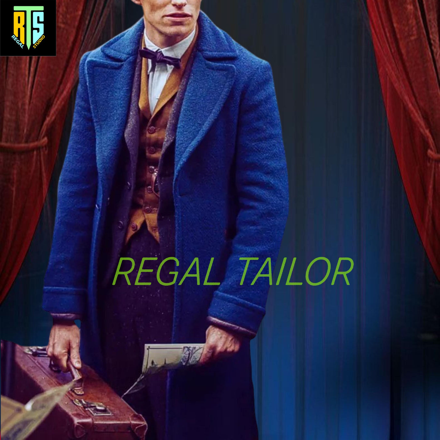 Brand New Limited Edition Men Jacket - Life Of Armor Chamber Coat - Steampunk Jacket - Blue Wool Coat - Men's Long Coat - Gothic Trench Coat