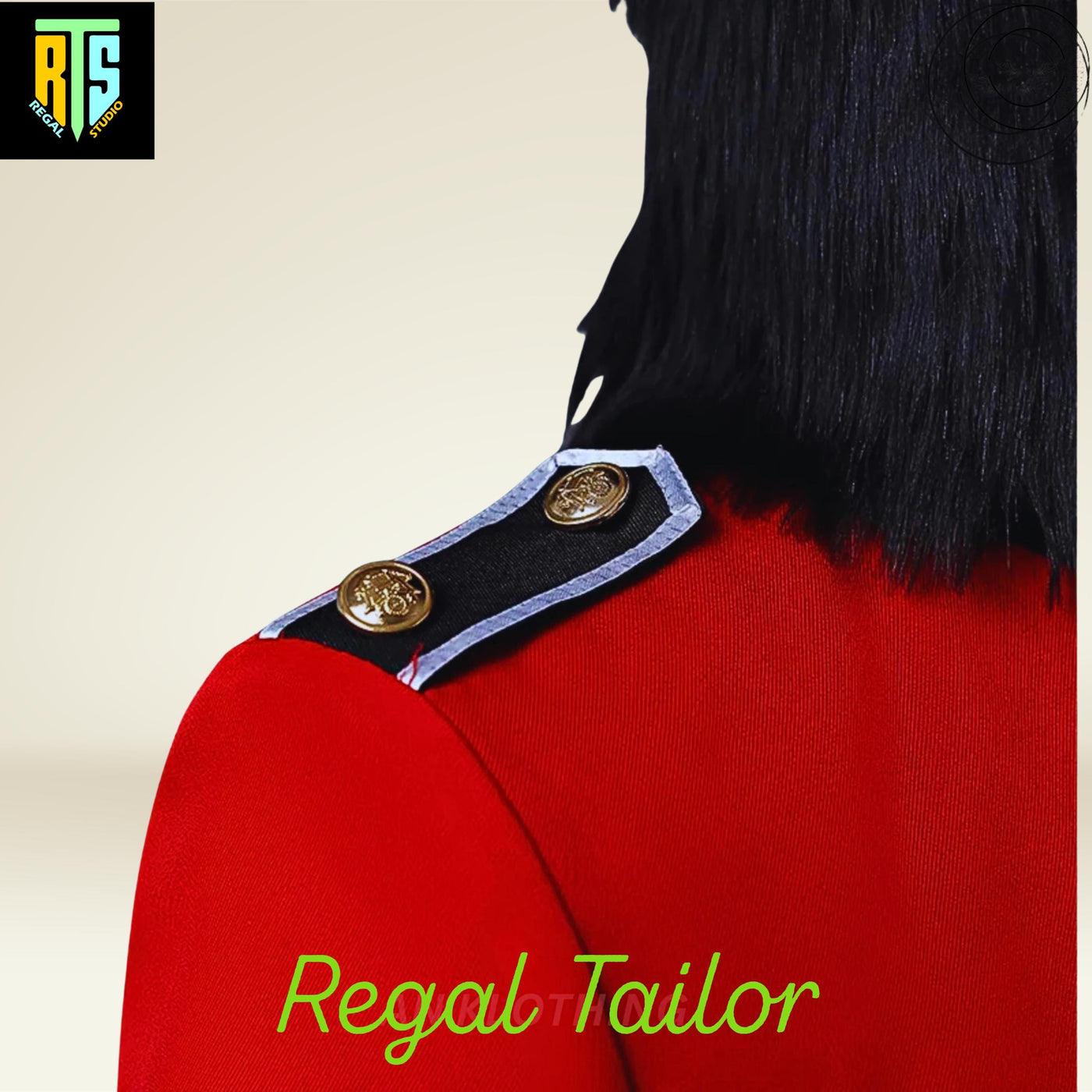 British Uniform Royal Guard Soldier Costume Men Fancy Dress Outfit Grenadier - Red Men's Hussar Soldier Grenadier Royal Trooper Wool Jacket