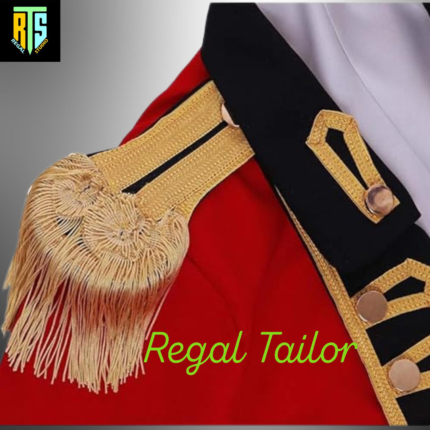 Men's George Washington Colonial Costume Red Colonial Officer Uniform - Revolutionary War Costume 1770s American Soldier Uniform