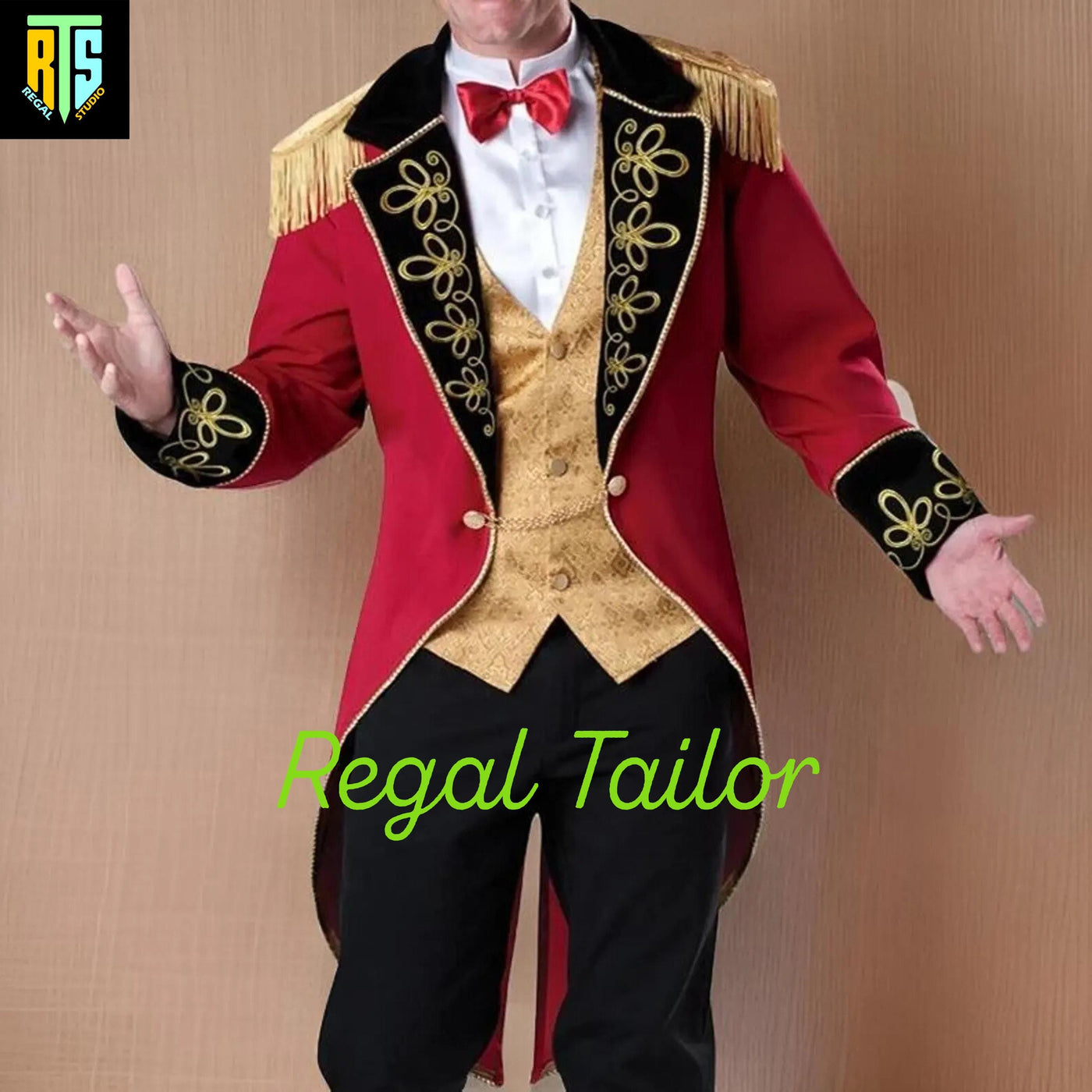 Magician Uniform - Clown Cosplay - Men's Gothic Steampunk Elite   Ringmaster Costume - Barnum Cosplay Costume - Christmas Gift