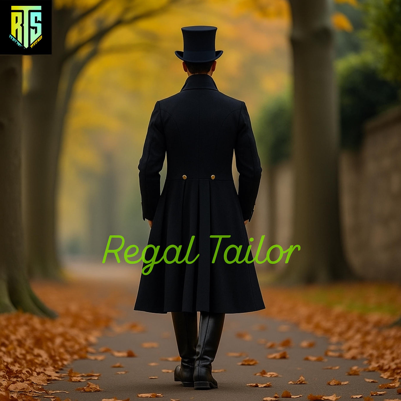 Mr. Darcy-Inspired Military Coat - Regency Gentleman’s Classic Black Coat - Cream Breeches - Gold Waistcoat  –  Men's Regency Era Jackets